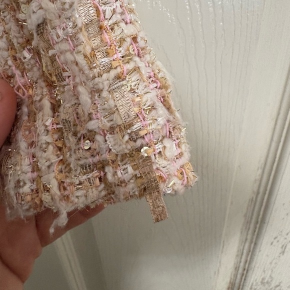 Pink Tweed Kids Nicole Miller Jacket - Picture 5 of 9